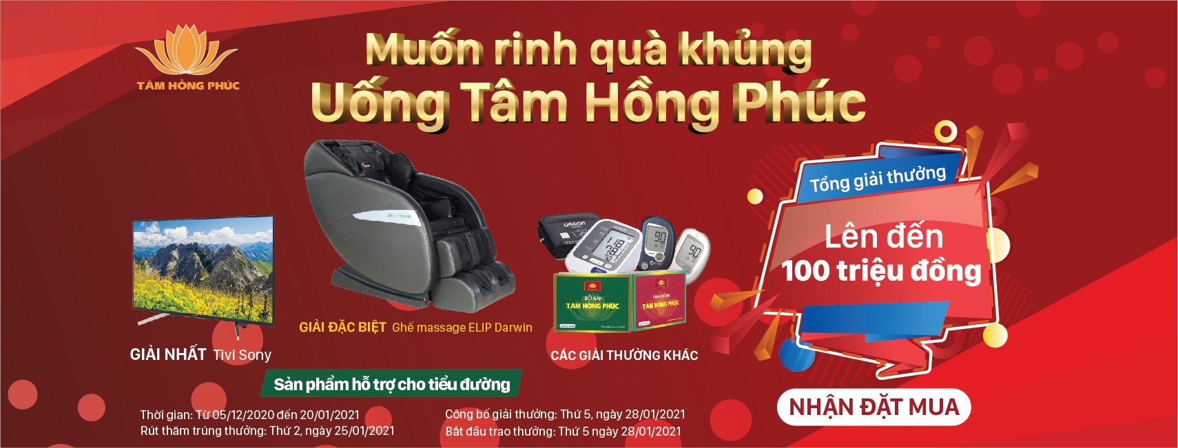 Thời gian trị liệu bằng thuốc tiểu đường Tâm Hồng Phúc là bao lâu?
